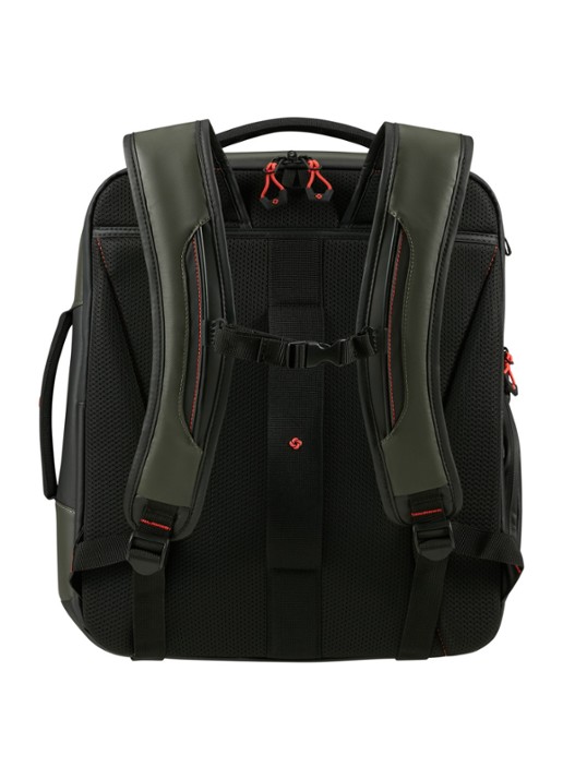 Samsonite Prodiver M rugzak met 15,6 inch laptopvak - achterkant donkergroen