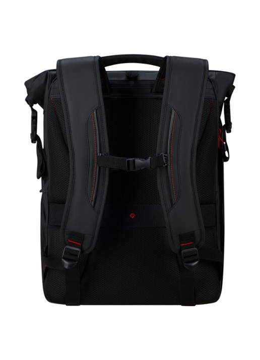 Samsonite Prodiver Rolltop rugzak L met 17 inch laptopvak - achterkant 4 zwart