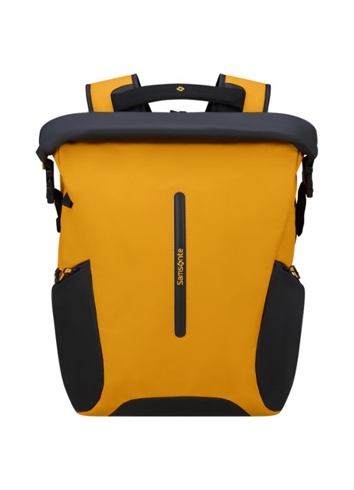 Samsonite Prodiver Rolltop rugzak L met 17 inch laptopvak - voorkant 3 geel