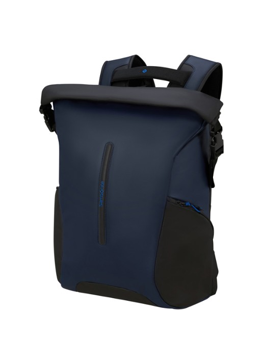 Samsonite Prodiver Rolltop rugzak L met 17 inch laptopvak - detail donkerblauw