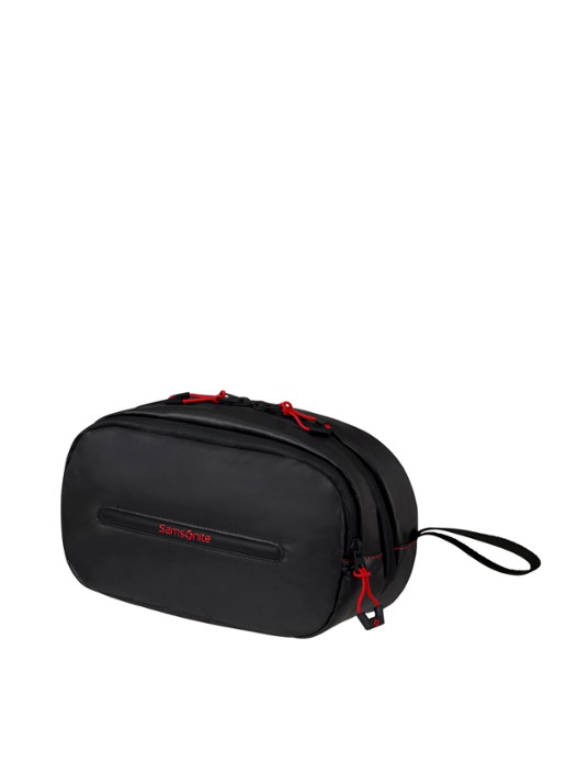 Samsonite Prodiver toilettas met logo - voorkant 2 zwart