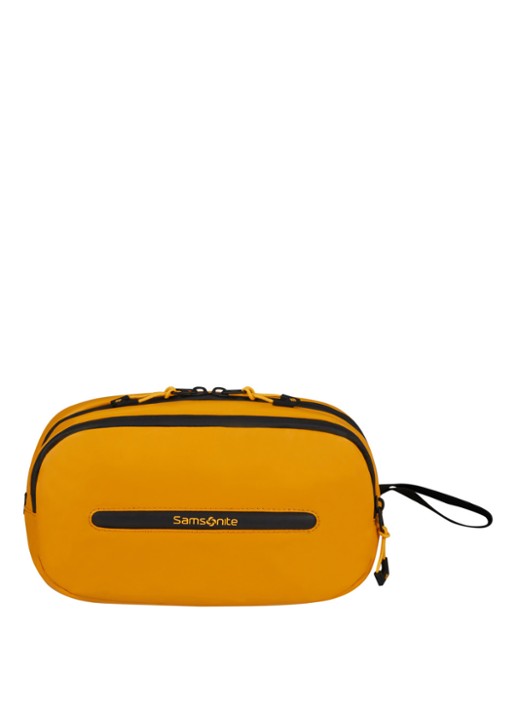 Samsonite Prodiver toilettas met logo - voorkant 2 okergeel