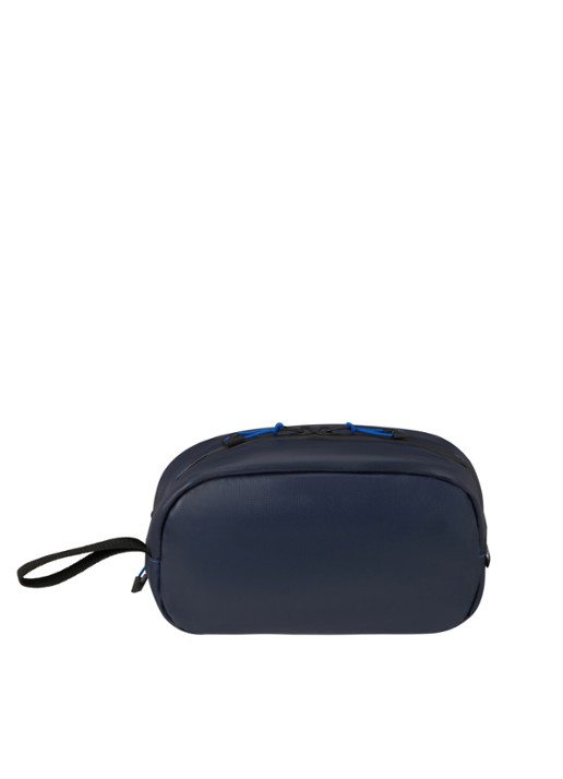 Samsonite Prodiver toilettas met logo - achterkant 3 donkerblauw
