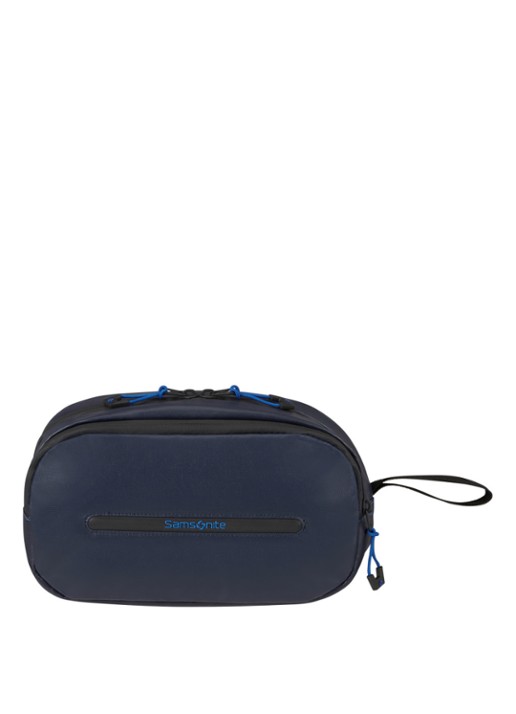 Samsonite Prodiver toilettas met logo - voorkant 4 donkerblauw