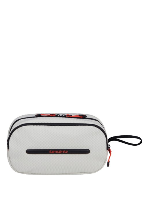 Samsonite Prodiver toilettas met logo - voorkant 3 cloud white / gebroken wit