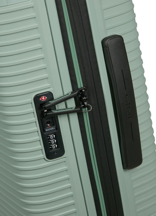 Samsonite Prodiver vergrootbare spinner 55 cm - detail lindegroen