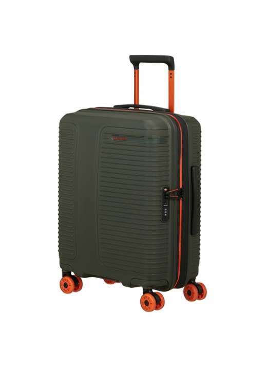 Samsonite Prodiver vergrootbare spinner 55 cm - voorkant 3 mosgroen