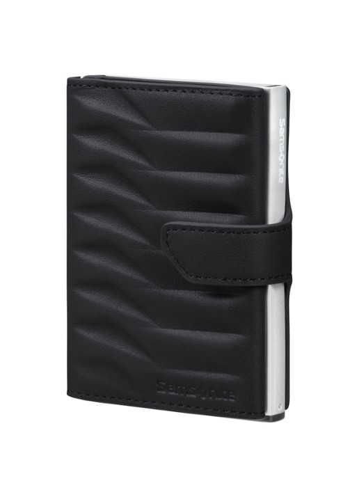 Samsonite Proxis pasjeshouder van leer - detail zwart