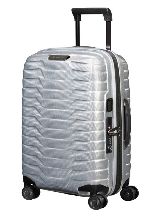 Samsonite Proxis spinner 55 cm  - voorkant 7 zilver