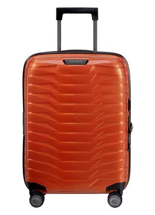 Samsonite Proxis spinner 55 cm  - voorkant oranjerood