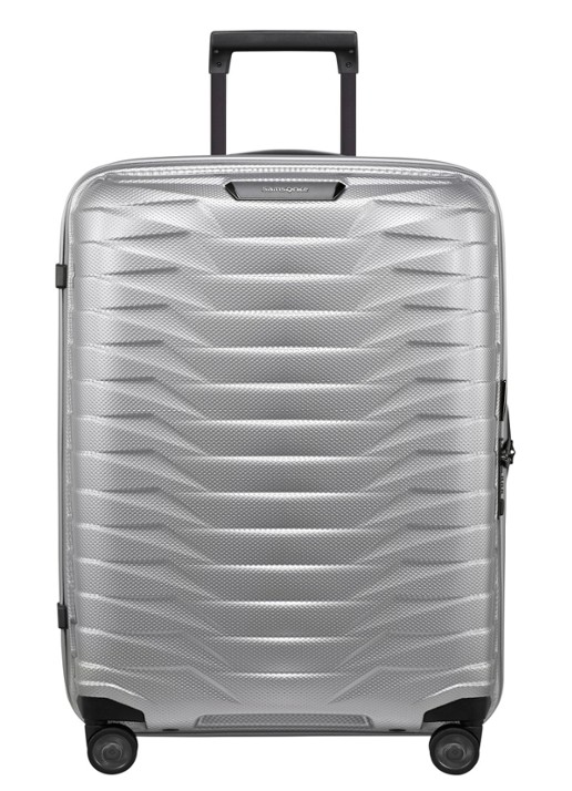 Samsonite Proxis spinner 69 cm - voorkant zilver