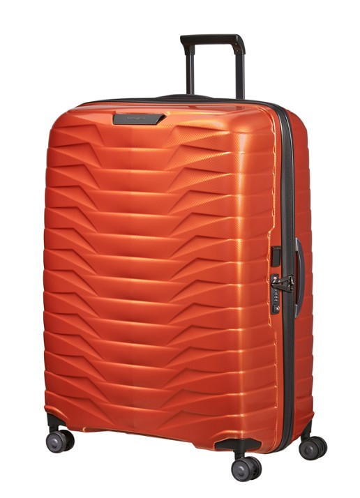 Samsonite Proxis spinner 86 cm  - voorkant 2 oranjerood