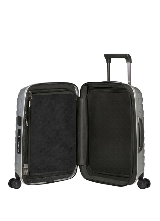 Samsonite Proxis uitbreidbare spinner 55 cm - detail zilver