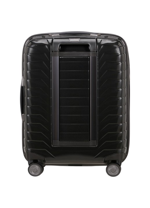 Samsonite Proxis vergrootbare spinner 55 cm - achterkant 4 zwart