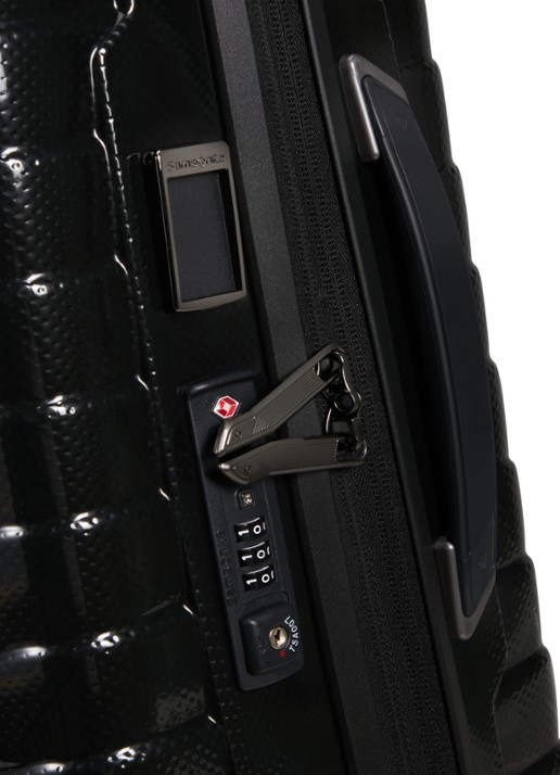 Samsonite Proxis vergrootbare spinner 55 cm - detail 3 zwart