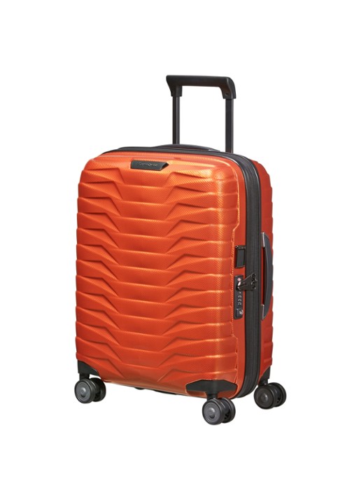 Samsonite Proxis vergrootbare spinner 55 cm - voorkant 2 oranje