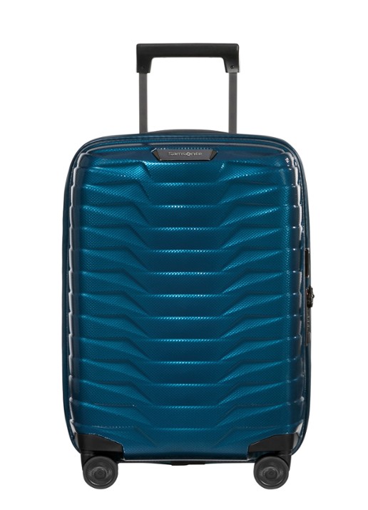 Samsonite Proxis vergrootbare spinner 55 cm - voorkant petrol