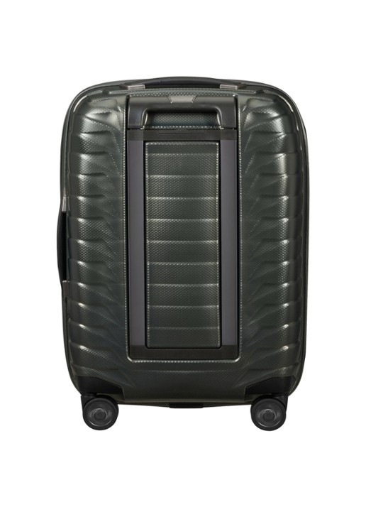Samsonite Proxis vergrootbare spinner 55 cm - achterkant 3 donkergroen