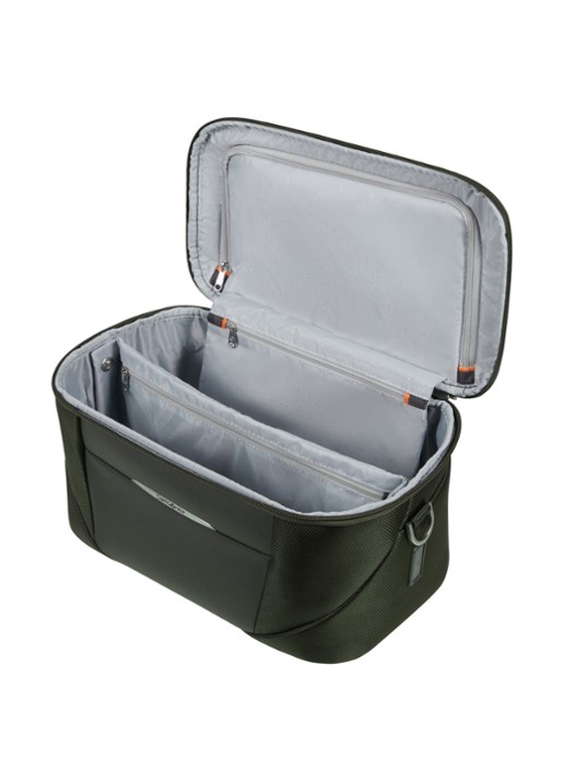 Samsonite Re-Lite beautycase met afneembare schouderriem - voorkant 3 climbing ivy / bronsgroen