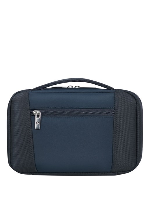Samsonite Re-Lite toilettas met logo - achterkant 3 midnight blue
