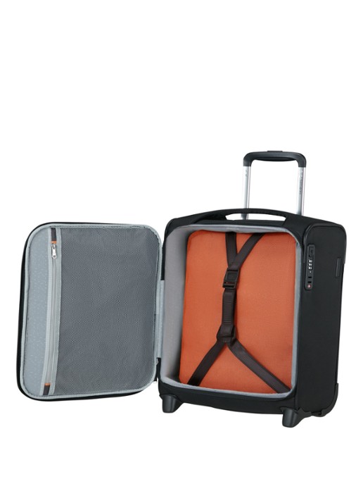 Samsonite Re-Lite trolley 45 cm - voorkant 2 black