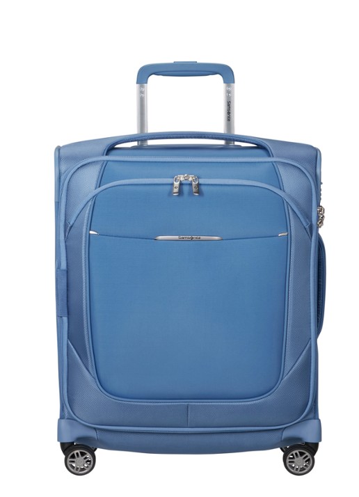 Samsonite Re-Lite vergrootbare spinner 55 cm  - voorkant 4 capri blue