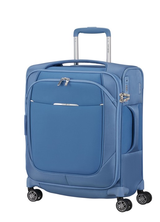 Samsonite Re-Lite vergrootbare spinner 55 cm  - voorkant 5 capri blue