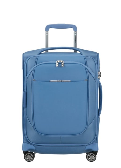 Samsonite Re-Lite vergrootbare spinner 55 cm - voorkant 2 capri blue