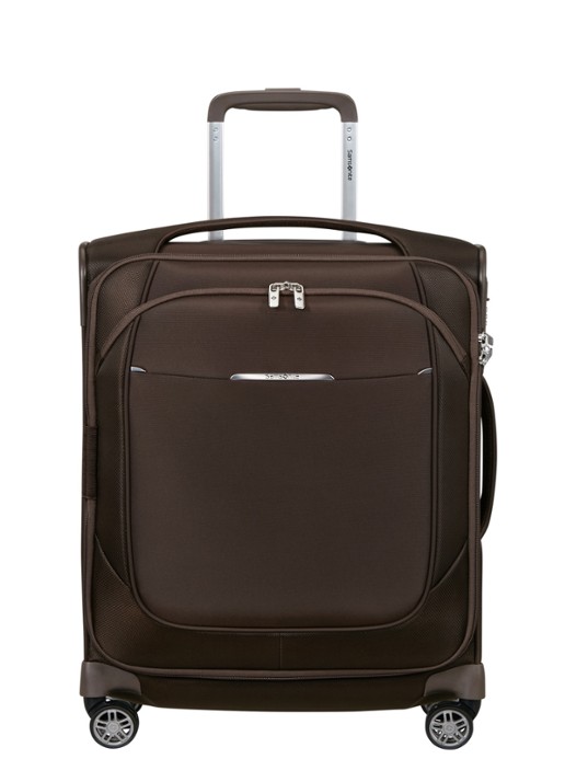 Samsonite Re-Lite vergrootbare spinner 55 cm - voorkant 2 donkerbruin