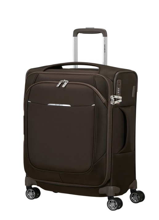 Samsonite Re-Lite vergrootbare spinner 55 cm - voorkant 3 donkerbruin