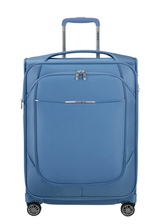 Samsonite Re-Lite vergrootbare spinner 67 cm - voorkant capri blue / blauw
