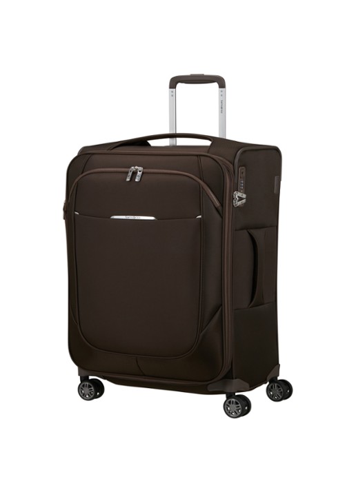 Samsonite Re-Lite vergrootbare spinner 67 cm - voorkant 3 donkerbruin