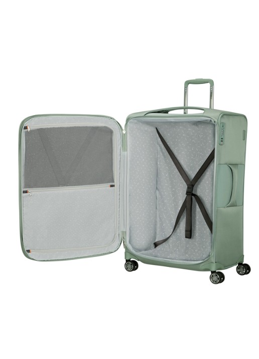 Samsonite Re-Lite vergrootbare spinner 78 cm - achterkant 3 lindegroen