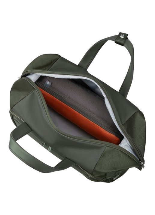 Samsonite Re-Lite weekendtas met afneembare schouderriem - voorkant 2 climbing ivy / bronsgroen