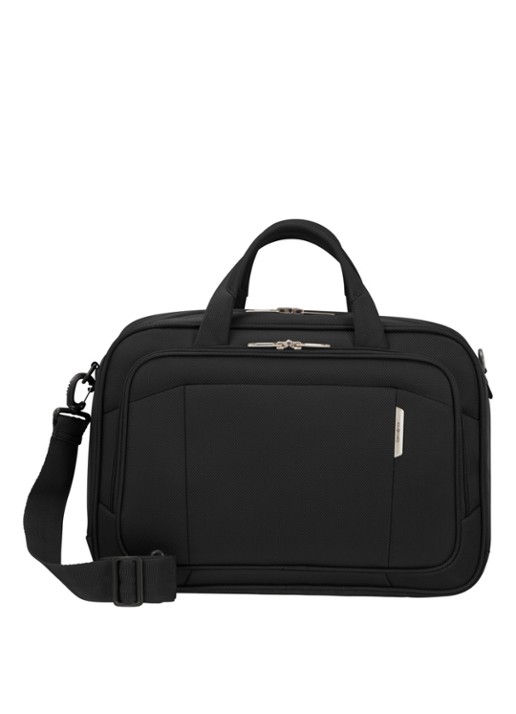 Samsonite Respark laptoptas met 15,6 inch laptopvak - voorkant ozone black / zwart