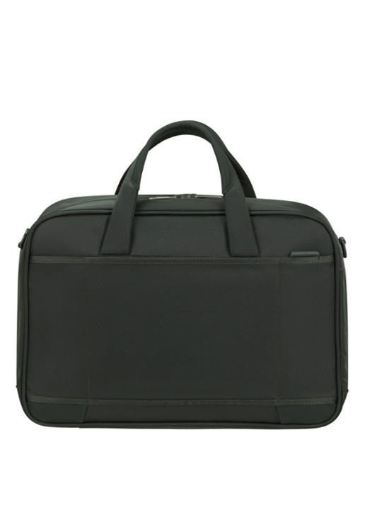 Samsonite Respark schoudertas met 15,6 inch laptopvak - achterkant donkergroen