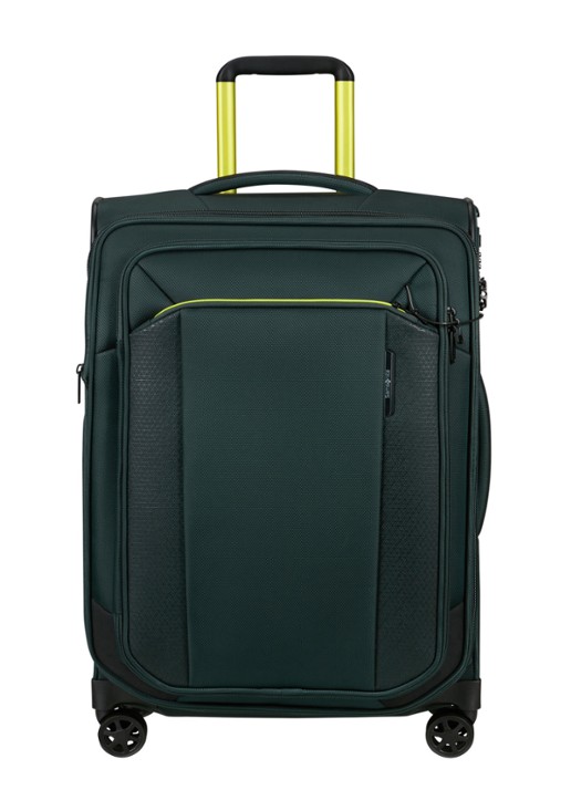 Samsonite Respark spinner 67 cm - voorkant dark teal / donkergroen