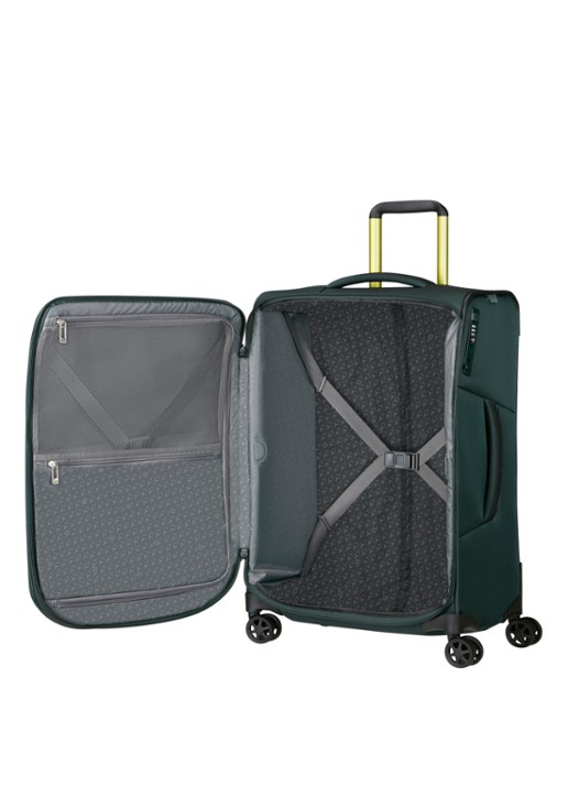 Samsonite Respark spinner 67 cm - voorkant 2 dark teal / donkergroen