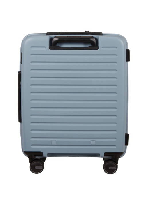 Samsonite Restackd Easy Access vergrootbare spinner 55 cm - achterkant 4 blauw