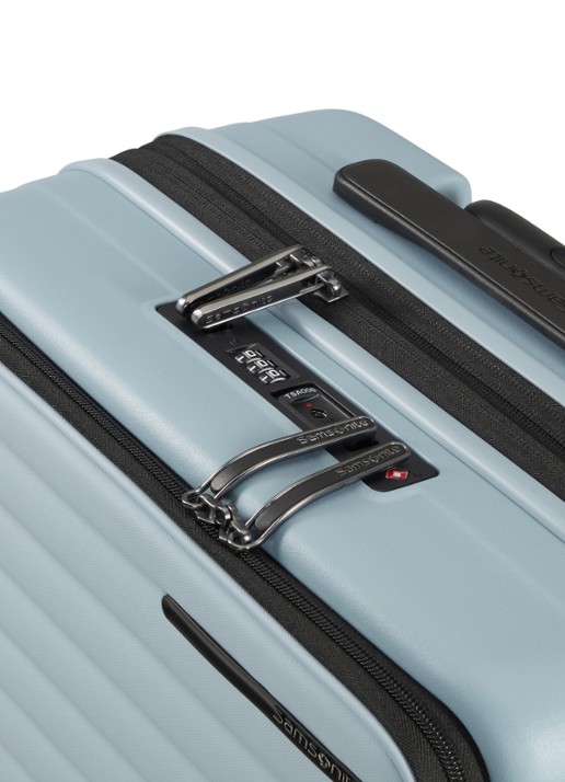 Samsonite Restackd Easy Access vergrootbare spinner 55 cm - detail 3 blauw