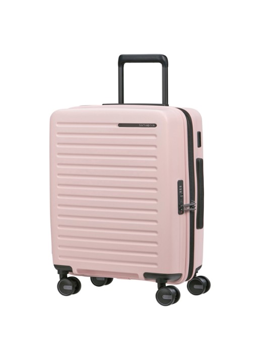 Samsonite Restackd spinner 55 cm - voorkant 2 roze
