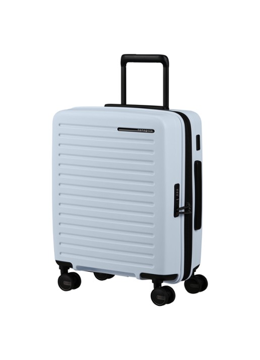 Samsonite Restackd spinner 55 cm - detail 2 glacier / lichtblauw
