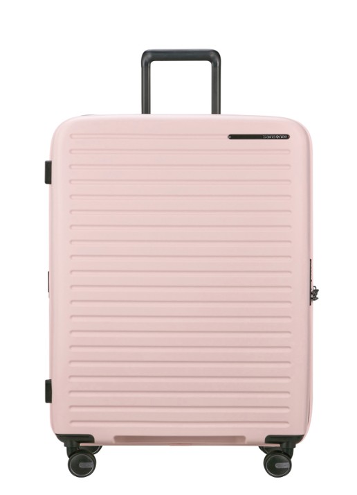 Samsonite Restackd spinner 75 cm - voorkant 3 roze
