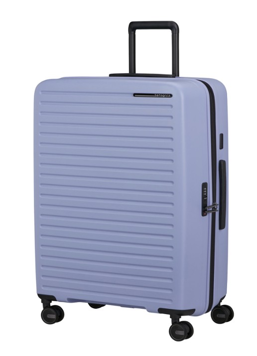 Samsonite Restackd spinner 75 cm - voorkant 2 lavendel