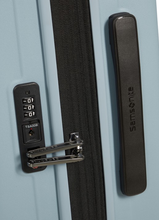 Samsonite Restackd vergrootbare spinner 55 cm - detail 2 blauw