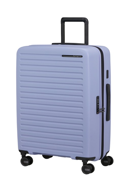 Samsonite Restackd vergrootbare spinner 68 cm - voorkant 2 lavendel