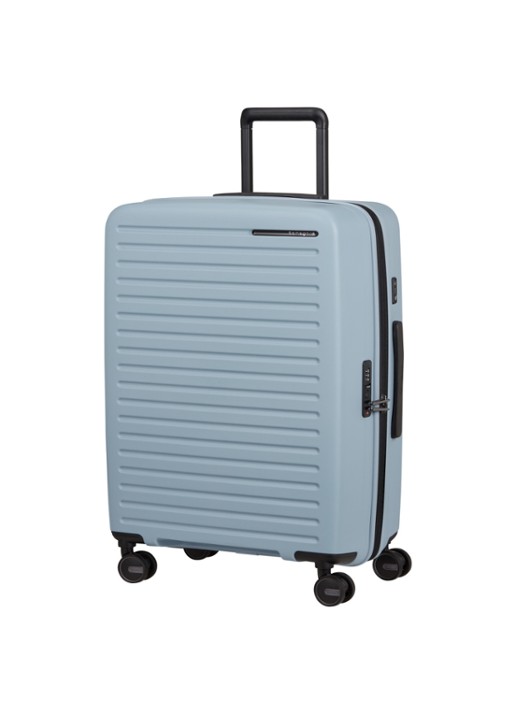 Samsonite Restackd vergrootbare spinner 68 cm - voorkant 3 lichtblauw