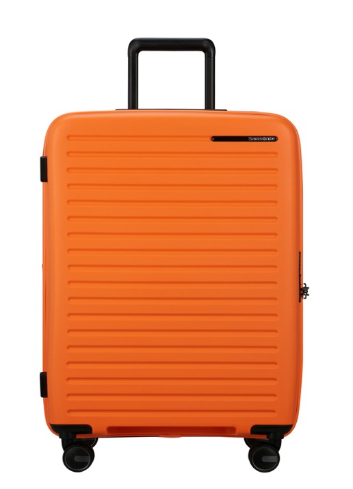 Samsonite Restackd vergrootbare spinner 68 cm - voorkant oranje