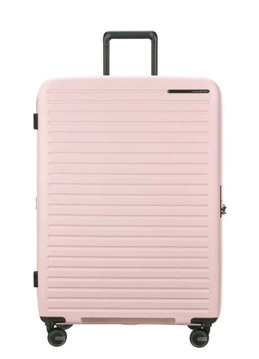 Samsonite Restackd vergrootbare spinner 81 cm - voorkant 3 lichtroze