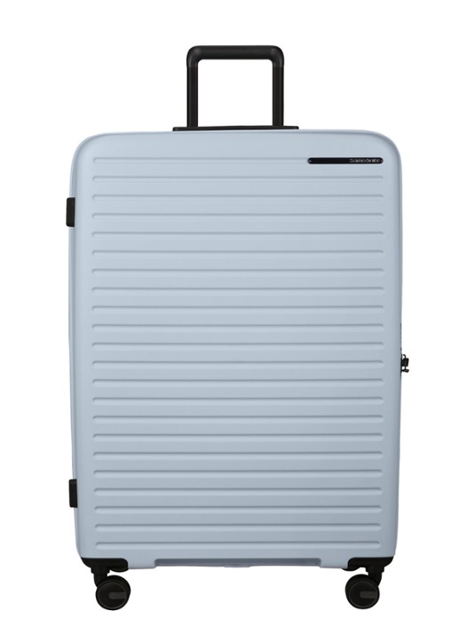 Samsonite Restackd vergrootbare spinner 81 cm - voorkant blauwgrijs